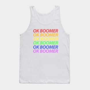 Ok Boomer Rainbow Tank Top